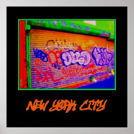 "Electric Graffiti Grind New York Poster