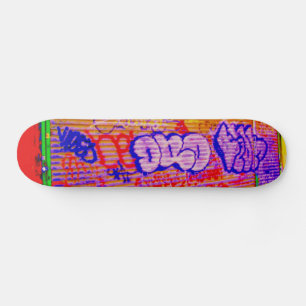 "Electric Graffiti Grind Skateboard