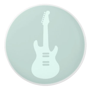 Electric Guitar ANPASSNINGSBAR FÄRG Music Art Knopp