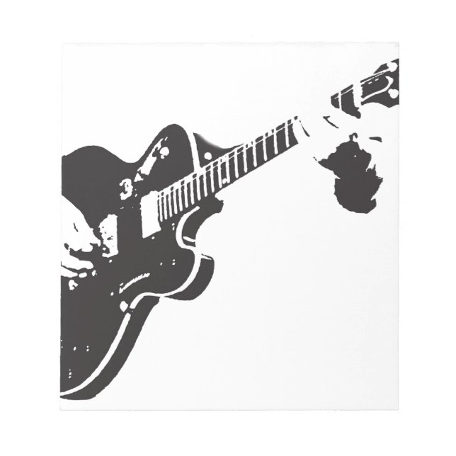 Electric Guitar Anteckningsblock (Framsida)