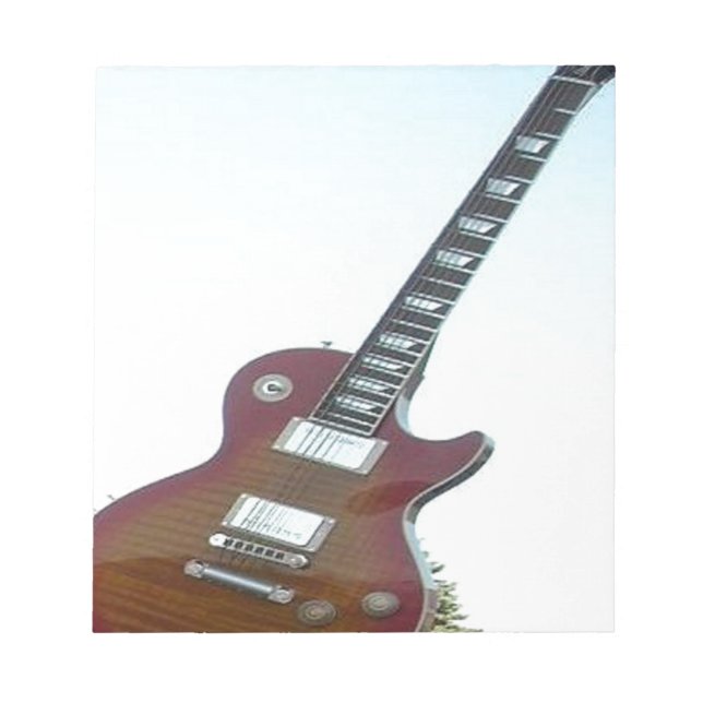 Electric Guitar Anteckningsblock (Framsida)