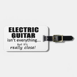 Electric Guitar är inte allt Bagagebricka