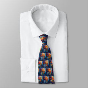 Electric Guitar Art Neck Tie Slips