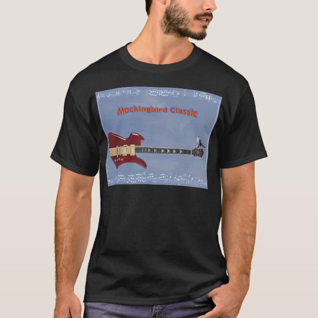 electric guitar bc rich t shirt (Framsida)