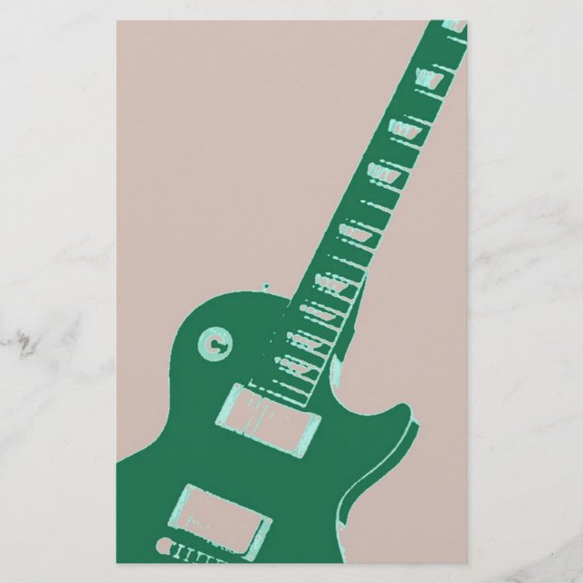 Electric Guitar Brevpapper (Framsida)