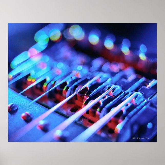 Electric Guitar Bridge Poster (Framsidan)