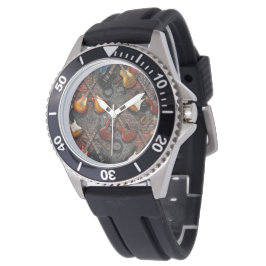 Electric Guitar Collage Sports Watch Armbandsur