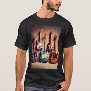 Electric Guitar Collection Coola Electric Guitars T Shirt