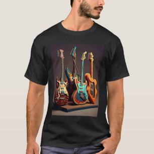 Electric Guitar Collection Coola Electric Guitars T Shirt