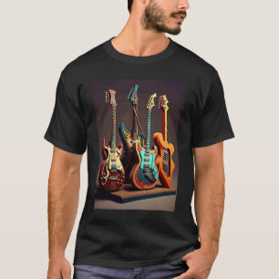 Electric Guitar Collection Coola Electric Guitars T Shirt