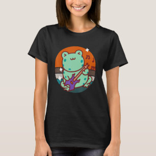 Electric Guitar Frog for Guitarist Music Artist Su T Shirt