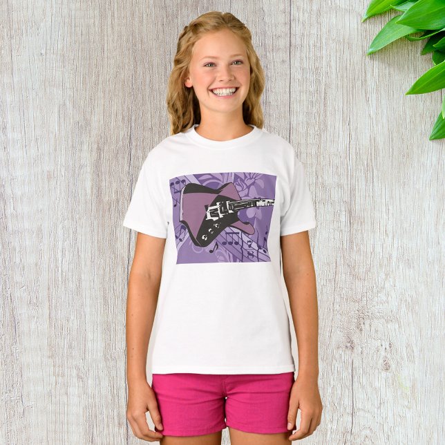 Electric Guitar Girls T-Shirt (Skapare uppladdad)