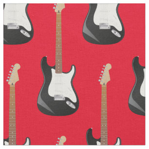 Electric Guitar Music Musician Room Decor Red Tyg