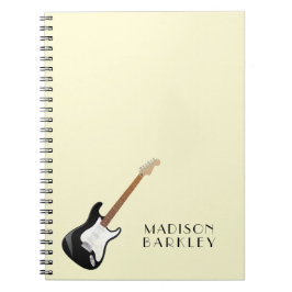 Electric Guitar Musician Music Teacher Anteckningsbok