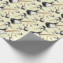 Electric Guitar Musician Music Teacher Presentpapper