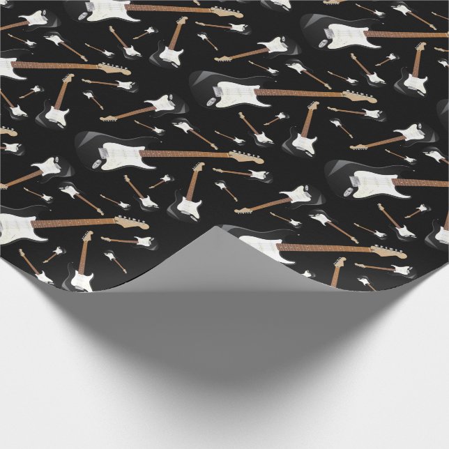 Electric Guitar Musician Music Teacher Presentpapper (Hörn)