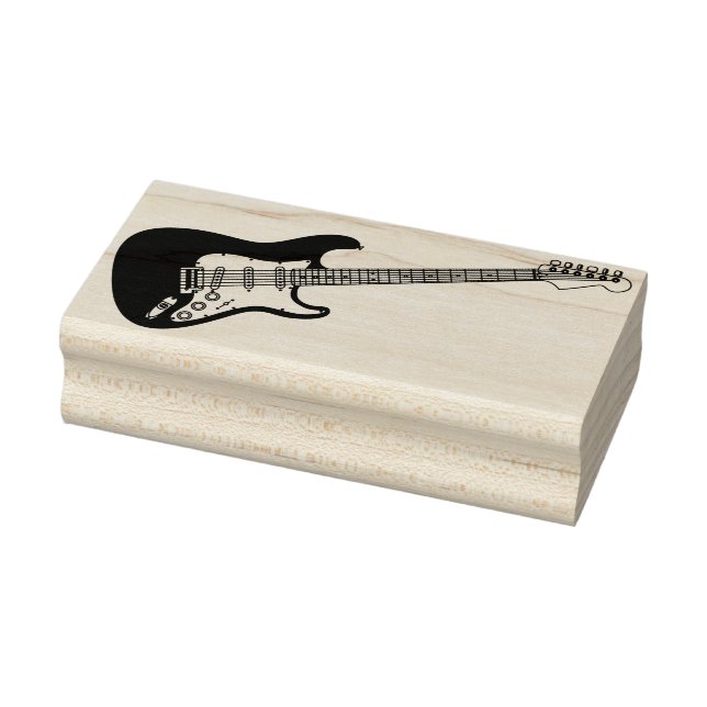 Electric Guitar Musician Music Teacher Stämpel (Stämpel)