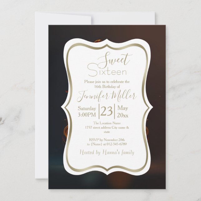 Electric guitar on fire                            inbjudningar (Framsida)