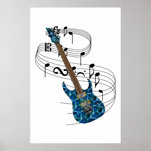 Electric Guitar Poster (Framsidan)