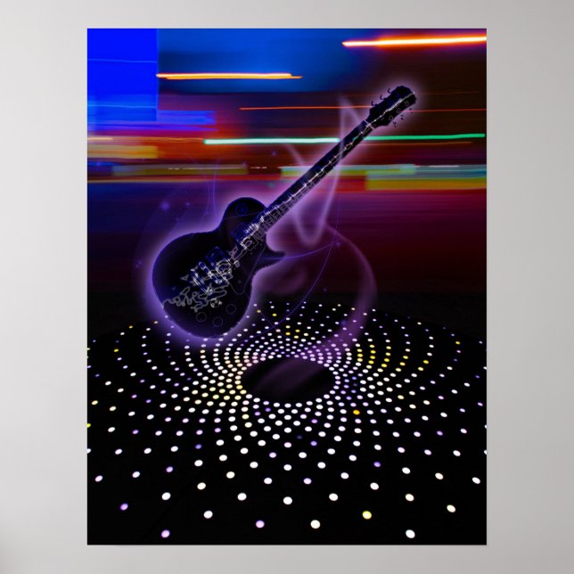 ELECTRIC GUITAR POSTER (Framsidan)