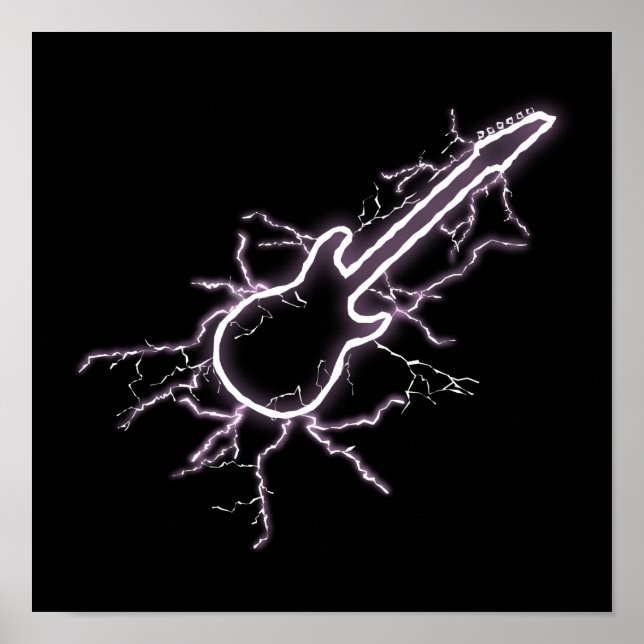 Electric Guitar Poster (Framsidan)