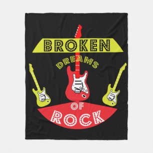 Electric Guitar Sten Dreams   ROCK MUSIK   ROLIGT Fleecefilt