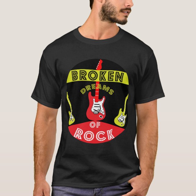 Electric Guitar Sten Dreams | STEN | Musik T Shirt (Framsida)
