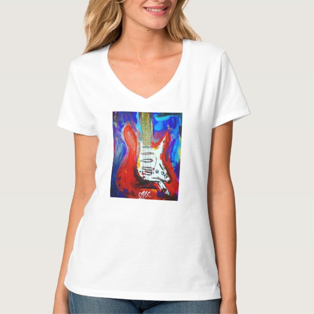 Electric Guitar T Shirt (Framsida)