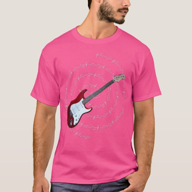 Electric Guitar ThLED T Shirt (Framsida)