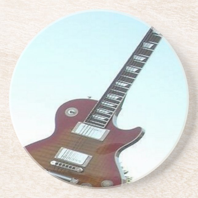Electric Guitar Underlägg Sandsten (Framsidan)