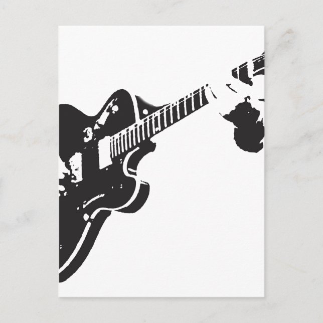 Electric Guitar Vykort (Framsida)