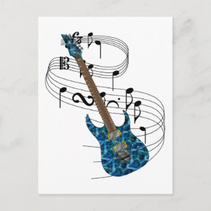 Electric Guitar Vykort
