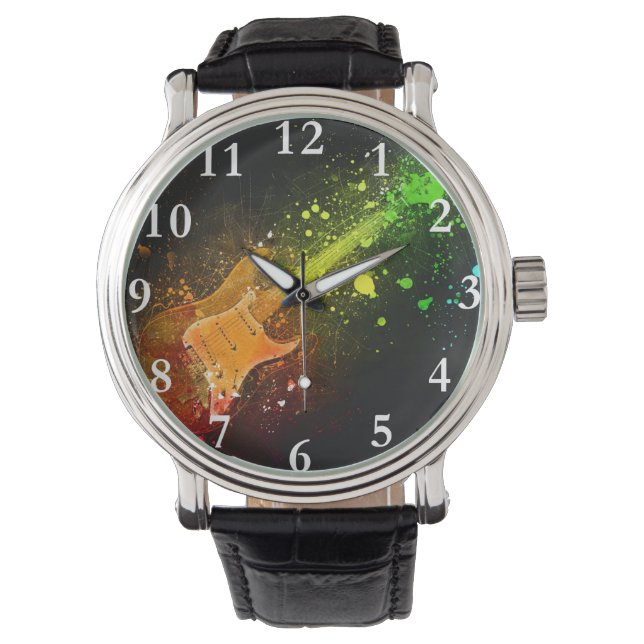Electric Guitar Watch Armbandsur (Framsida)