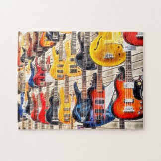 Electric Guitars Jigszawa Puzzle Pussel