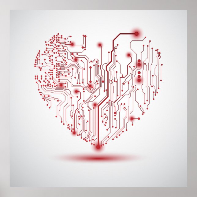 Electric Heart Poster (Framsidan)