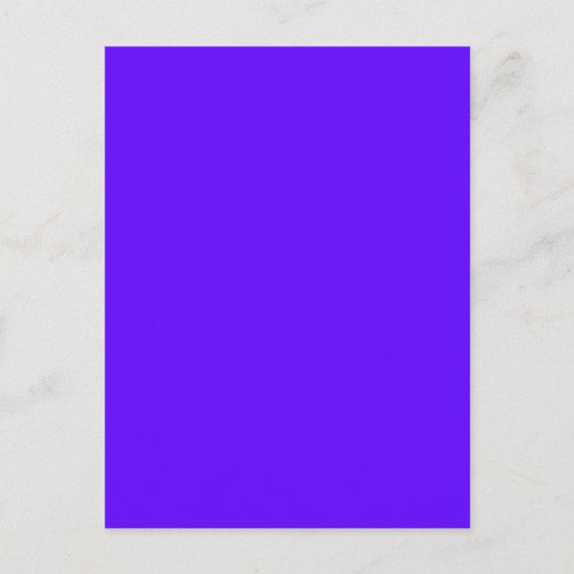 Electric Indigo Vykort (Framsida)