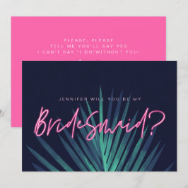 Electric Kärlek Neon Rosa, kommer du att bli min B Inbjudningar