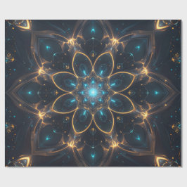 Electric Mandala Wrapping Papper Presentpapper