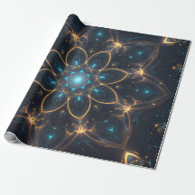 Electric Mandala Wrapping Papper