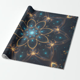 Electric Mandala Wrapping Papper Presentpapper