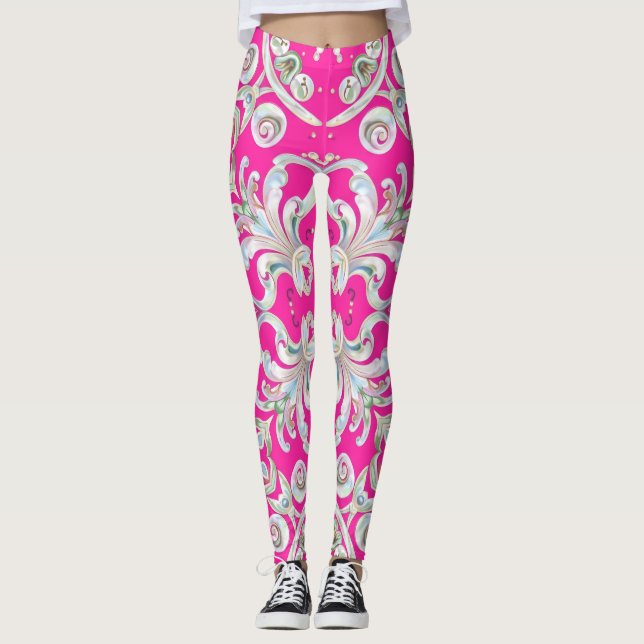 Electric Nacre Bandanna 2 Leggings (Framsida)