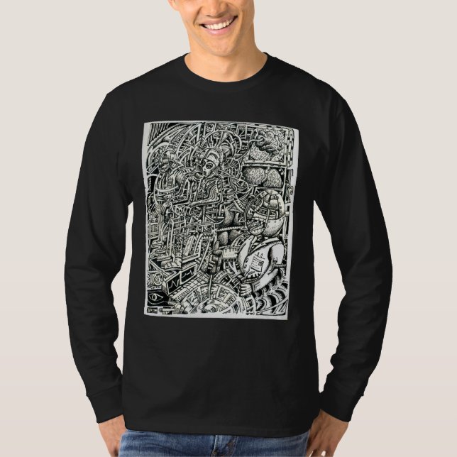 Electric Ordförande, av Brian Benson T-Shirt (Framsida)