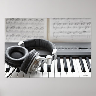 Electric Piano Tangentbord Poster