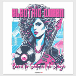 Electric Queen - Född att förföra scenen Klistermärken