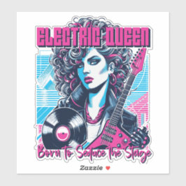 Electric Queen - Född att förföra scenen Klistermärken