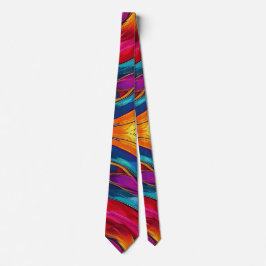 Electric Rainbow Neck Tie Slips