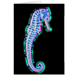 Electric Seahorse Hälsningskort