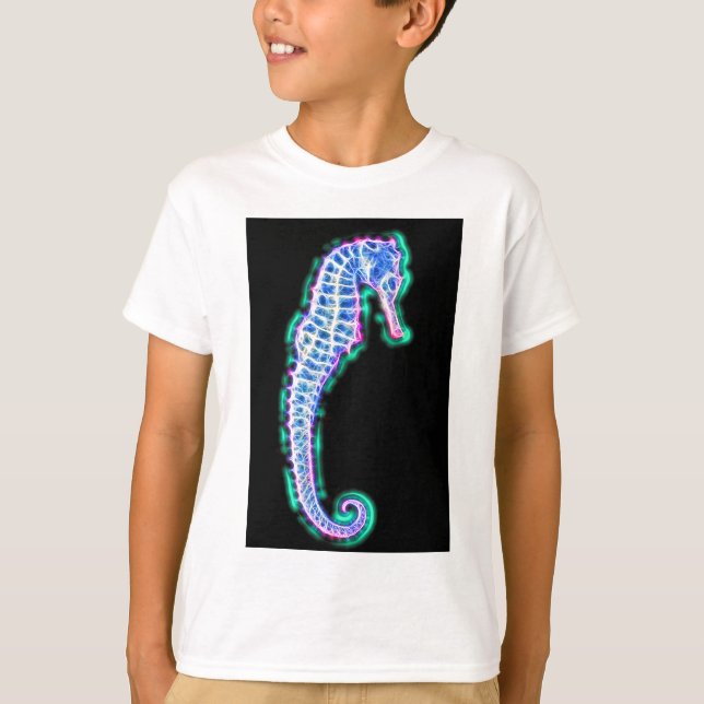 Electric Seahorse T-shirt (Framsida)