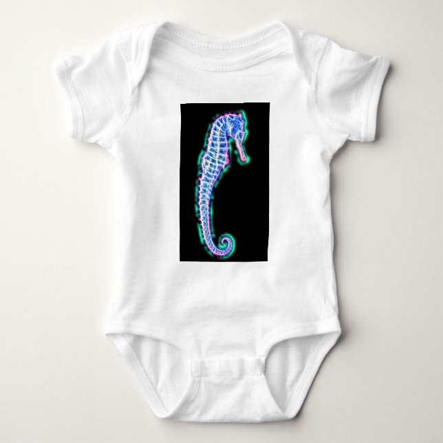 Electric Seahorse Tee Shirt (Framsida)