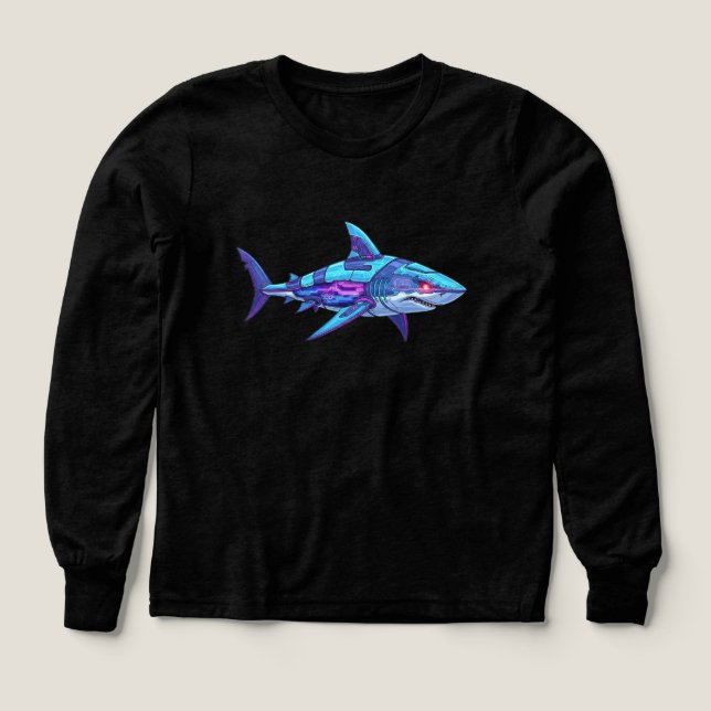 Electric Shark T Shirt (Design framsida)